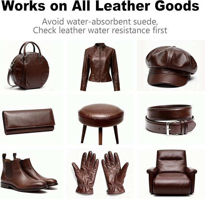 Dark Brown Leather Repair Kit, Dark Brown Leather Recoloring Balm, Leather Dye - Restore & Renew Scratch, Faded and Aged Leather & Vinyl Couches, Boots, Car Seats or Leather Furniture