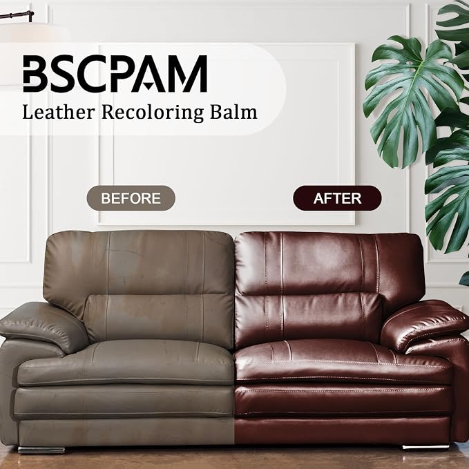 12oz Leather Recoloring Balm & 3.4oz Mink Oil Leather Conditioner kit,Black Leather Color Repair Kits for Couches, Leather Couch Paint Scratch Repair for Furniture Car Sofa Shoes Leather Dye
