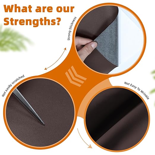 BSZHTECH Leather Repair Tape Self-Adhesive Leather Repair Patch for Couch Furniture Sofas Car Seats Advanced PU Vinyl Leather Repair Kit(Dark Coffee,2Pcs 8.2X11 inch)