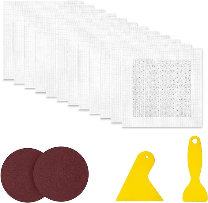 Bates- Drywall Repair Kit, 16 pcs, 4Inch, Dry Wall Patch Kits, Wall Repair Patch Kit, Wall Patch Repair Kit, Drywall Hole Patch, Drywall Patch Kit, Wall Hole Repair Kit, Drywall Patch Hole
