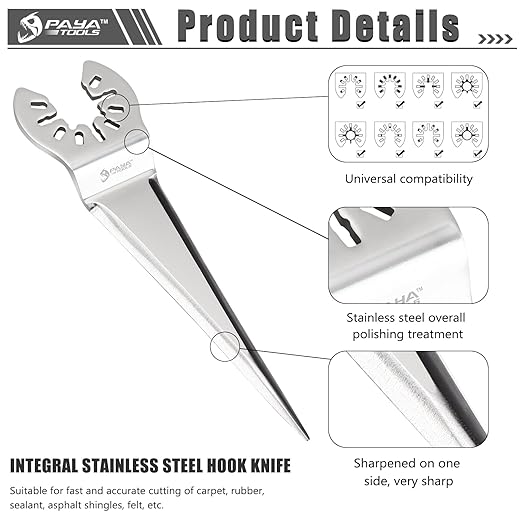 Pneumatic Air Windshield Knife Air Windshield Remover Sealant Cutter Blade for Auto Glass Glue Window Seal Cutter Car Windshield Windscreen Removal Tool (3-Pack)