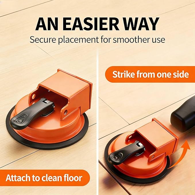 Floor Gap Fixer Tool, Heavy Duty with Enhanced Vacuum Suction Cup, for Laminate,Squeaky Vinyl, Wood & Tile Flooring