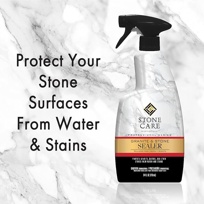 Stone Care International Granite Sealer and Protector - 24 Ounce - for Stone Countertop