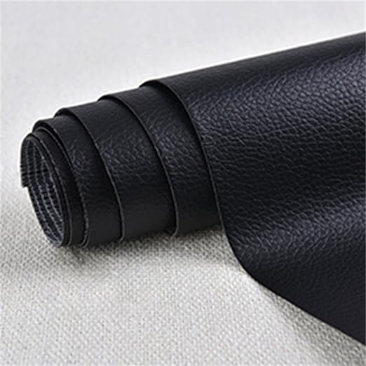 Large Leather Repair Patch for Couches 30 x 137 cm Leather Repair Tape Self,Repair Patch Self Adhesive Waterproof for Couches, Furniture, Kitchen Cabinets, Car Seats Black 5