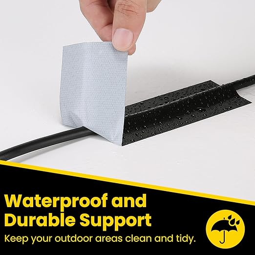 Professional Heavy-Duty Duct Tape 2 Inches x 30 Yards, Waterproof Cloth Gaffer Tape for Indoor/Outdoor Use, Repairs, Bundling, Sealing & DIY, 1 Roll - Black