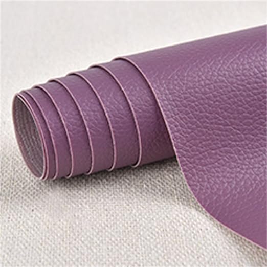 Large Leather Repair Patch for Couches 25 x 30 cm Leather Repair Tape Self,Repair Patch Self Adhesive Waterproof for Couches, Furniture, Kitchen Cabinets, Car Seats Lilac