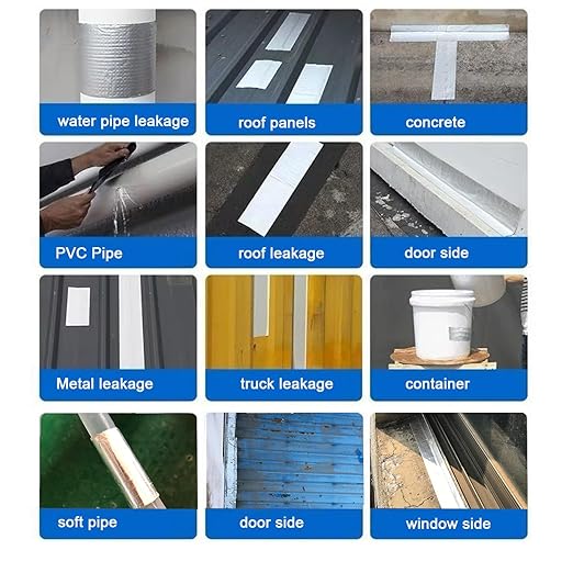 Butyl Tape Waterproof Tape, Aluminum Foil Butyl Seal Tape for Leakage, Butyl Rubber Tape for Reapring for Boat, Pipe Sealing, Roof Crack, RV, Awning, Window Sealing - 4"W x 16'L