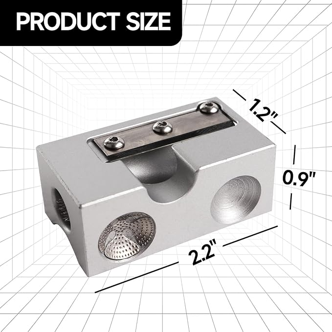 GSE Games & Sports Expert Billiard Pool Cue Tip Tool, Stick Scuffer/Shaper/Aerator/Joint Protector Tool, Billiard Accessories