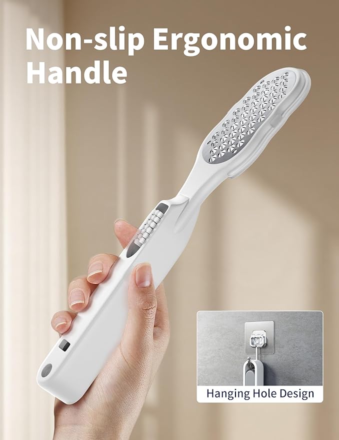 Foot Scraper, Foot Rasp, Foot Files Callus Remover, Foot Scrubber Dead Skin Remover Tool, Heel File to Remove Hard Skin and Corns, for Dry and Wet Feet