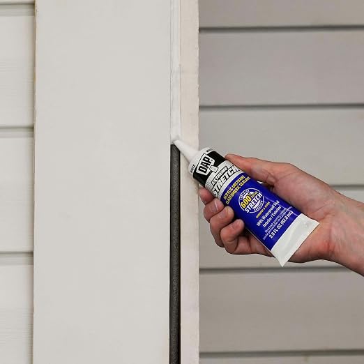 DAP 18715 12 Pack 10.1 oz. Extreme Stretch Premium Crackproof Elastomeric Sealant, White
