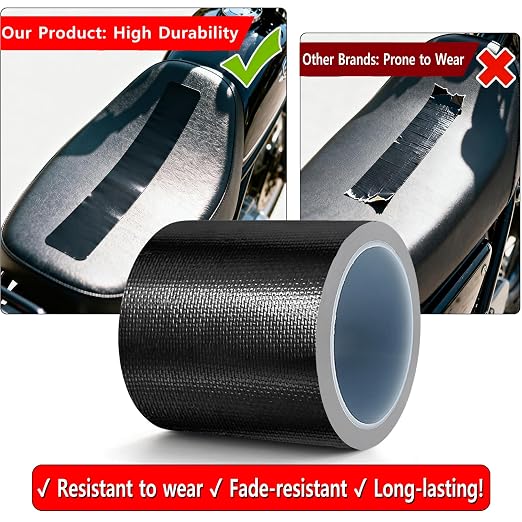 Leather Repair Tape for Sofa & Car Seats, 8 Colors, Waterproof Self-Adhesive Repair Patch, Leather-Like Texture, Indoor & Outdoor Use (Gray - 4" W x 32.8'L)
