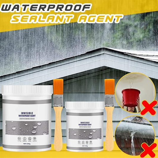 Instarepair Waterproof Anti-Leakage Agent, Waterproof Agent Toilet Anti-Leak Spray Glue Germplasm, Bathroom Waterproof Coating Leak Repair For Wall Roof Roofing (300g)