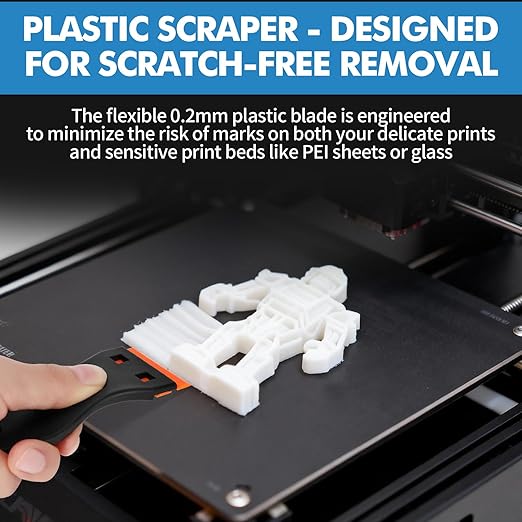 35Pcs 3D Printer Tool Kit Compatible with Bambu Lab X1/X1C/X1E/P1P/P1S, 5X Silicone Sock, 4X Nozzle Wiper, Clog Poke, Scraper, Flush Cutter & Tweezers for 3D Printer Maintenance, Cleaning & Removal