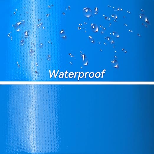 Reniteco Sky Blue Duct Tape- 2 inches x 10 Yards, Waterproof & All-Weather, No Residue, UV Resistant, Heavy Duty for Car, Home & Outdoor Repairs, 1 Roll
