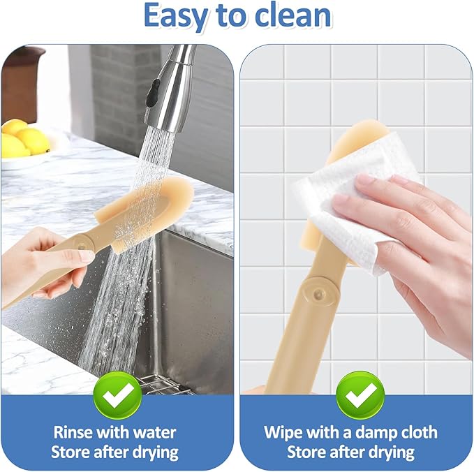 8PCS Rubber Caulking Tool Kit, Caulking Finishing Tool Rubber, Silicone Caulking Tool Caulk, Grout Sealant Applicator Tool, 4 Size Rubber Spatula Caulking Tool for Brick Skirting Kitchen Bathroom