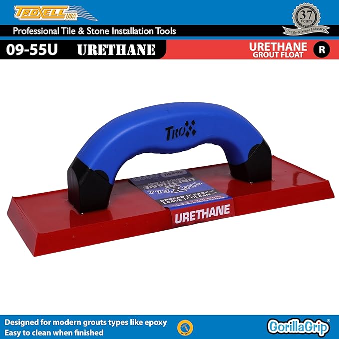 Troxell USA - 4" x 9" Urethane Grout Float with SoftGrip Handle