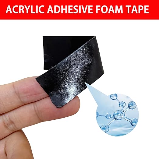 3M Double Sided Acrylic Foam Tape 2 Inch Heavy Duty Mounting Tape Waterproof Weather Resistant for Deck Fence Repair Treated Lumber Indoor Outdoor Use