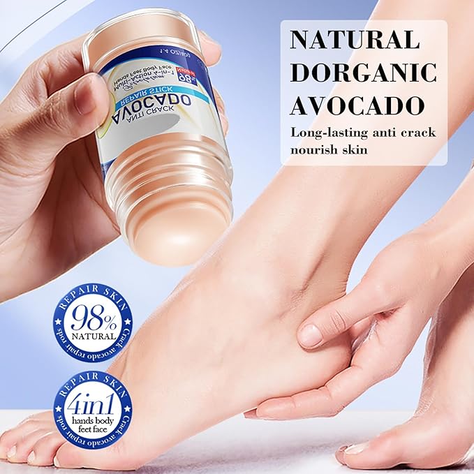 Nano Glass Foot File, Foot Callus Remover & Foot Scrubber for Smooth Feet, Professional Pedicure Tool (Heel Socks & Cracked Heel Stick Included), Gold