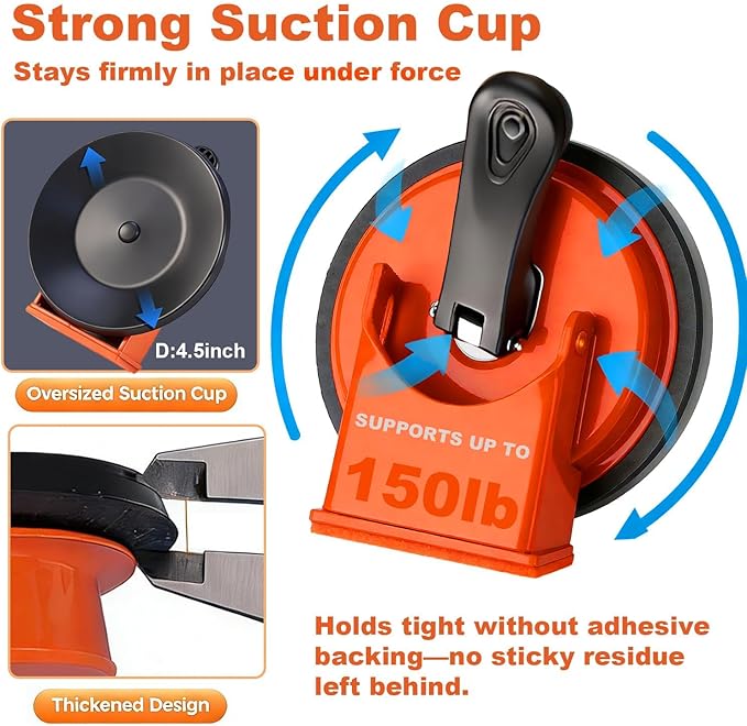 Floor Gap Fixer Tool, Heavy Duty Vacuum Suction Floor Gap Repair Kit for Hardwood, Laminate, Engineered Wood, No Scratch DIY Closing Tool