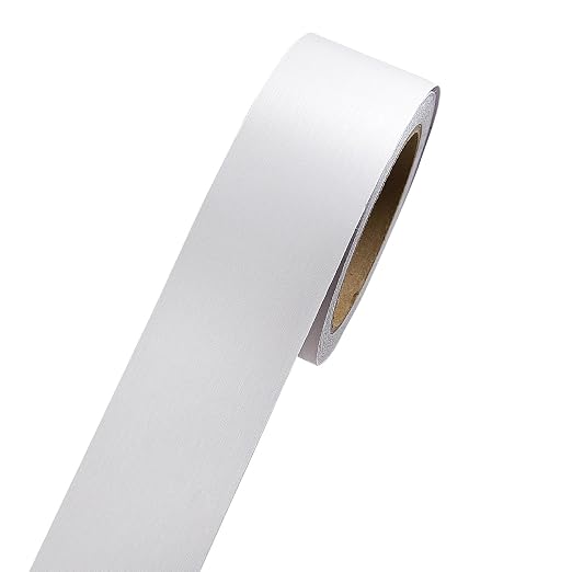 White Mirror Border Peel and Stick, 2 Inch X 39 Ft Adhesive Tape for Furniture, PVC Self-Adhesive Border Waterproof Bathroom Mirror Frame Sticker for Cabinet, Door, Photo Frame