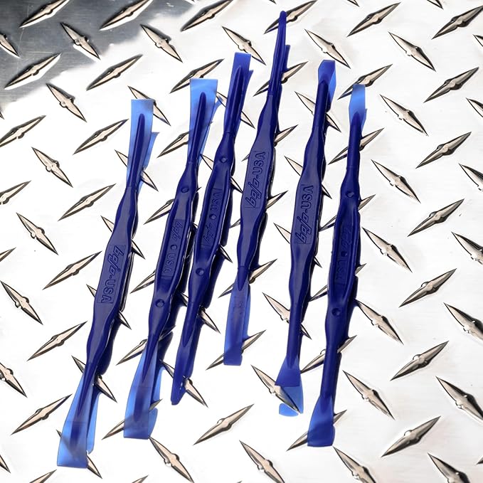Bojo Tools - 3-Piece Plastic Sealant Smoothing Tool Kit in Pouch - Medium Duty