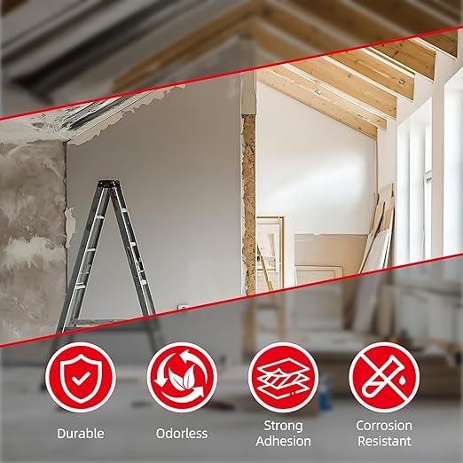 Vapor Barrier Tape 10 Rolls - 4 inch x 180' Roll 8 Mil, Heavy Duty Waterproof, Polyethylene Repair Tape, Vapor Barrier Seam Tape for Industrial, Crawl Space, Roofs & Barrier