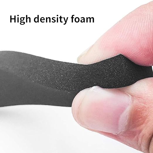 High Density Foam Tape - 2'' x 1'' x 13Ft Weatherproof Adhesive Prevent Condensation Heat Resistant Flame Retardant Weather Stripping Easy to Cut & Install & Remove for Car Doors Pipes Windows