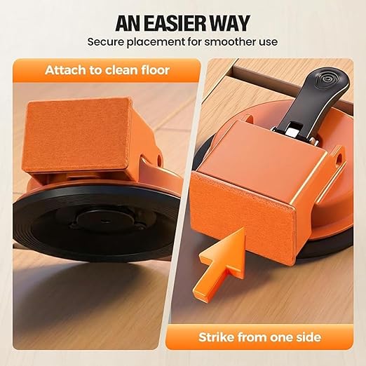 Floor Gap Fixer Tool, Heavy Duty Floor Gap Fixer Suction Cup Tool, Enhanced Vacuum Suction Cup, Flooring Gap Repair Tool for Laminate, Vinyl, Wood & Tile Flooring