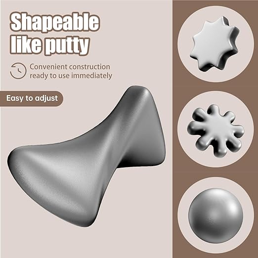 8 Pcs Gray Seal Putty,Waterproof Duct Seal Repair Sealing Clay & Moldable Silicone Putty,Ideal for Sealing Drain Connections, Wall Holes, and Air Conditioning Openings, Reliable and Efficient.