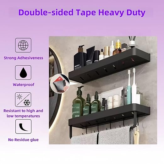 Gasenvan Double Sided Tape Heavy Duty, Mounting Adhesive Tape 1 in x 15.4 ft, Waterproof Adhesive Strip Tape for Indoor & Outdoor, Automotive Trim, Garage,LED Strip Lights, Home Decor