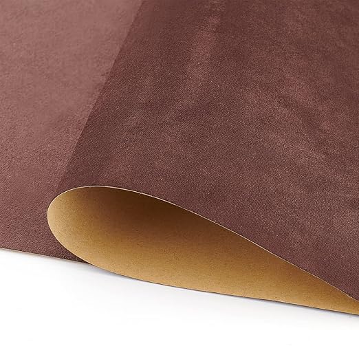 BENECREAT 8 Pcs Faux Suede Self-Adhesive Fabric Repair Patches 30x20cm Peel-and-Stick Garment Decoration for Sofa Repair, Car Seat, Handbag Jacket or DIY Decoration