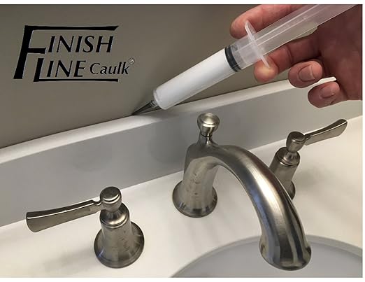 Precision Caulking Tool Kit – Syringe-Style Applicator with Small Replaceable Tips – Fine Detail Caulking, Small Cracks, Trim, and DIY Projects – Includes Filling System