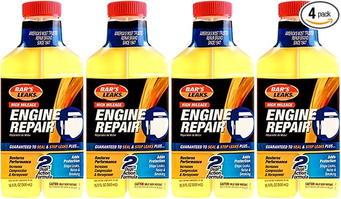 Bar's Leaks High Mileage Engine Repair-It, Pack of 4