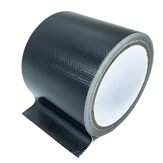Awning Repair Tape Waterproof, Heavy Duty Outdoor Repair Tape for Tarp, Canvas, Tent, Boat Covers, Canopy, Sail Tape, Tent Repair Kit, UVproof and Heat-Resistant, Black