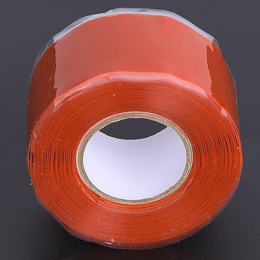Tape Strong Adhesion PVC PPR Pipes Repairing Supplies White Red Quick Seal No Replacement Needed Flexible Durable for Home Plumbing Leak Fix (Red)