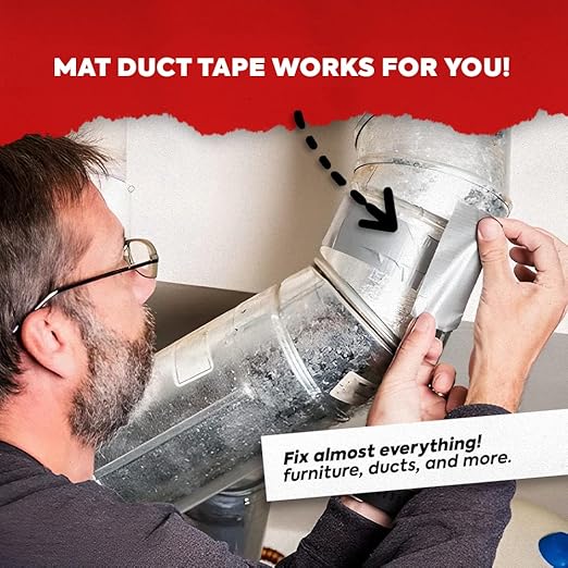 MAT Duct Tape Sky Blue Industrial Grade, 3/4 inch x 60 ft. Waterproof, UV Resistant for Crafts, Home Improvement, Repairs, & Projects
