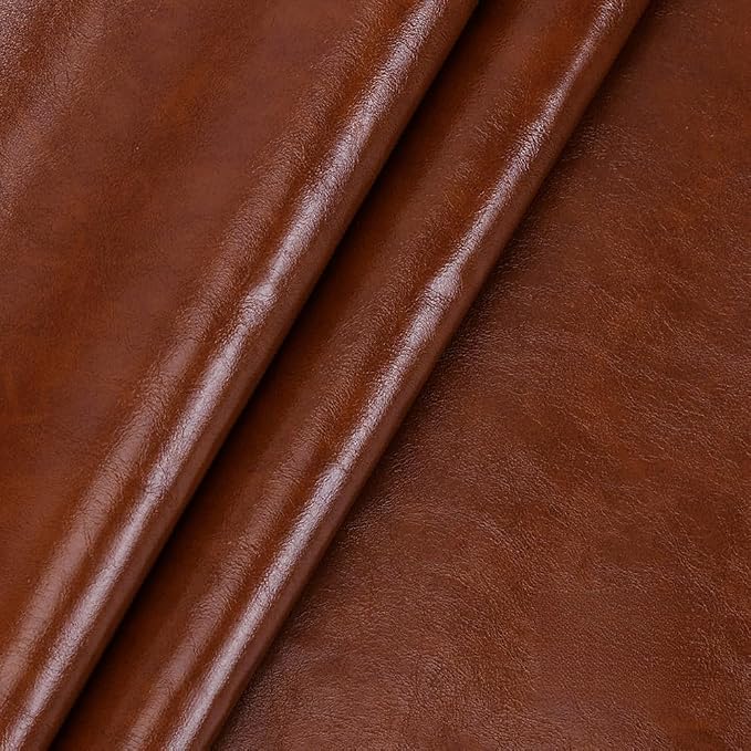 Leather Repair Patch Tape Kit,Self Adhesive Leather Repair Patch,Vinyl Repair Kit for Couches Boat Seats Furniture Cars Sofa Office Chair (Brown,7.87"×54.33")