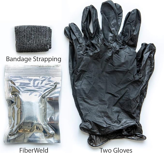 J-B Weld 38237 FiberWeld 2 in. W x 36 in. L Automotive Repair Cast Kit, Black