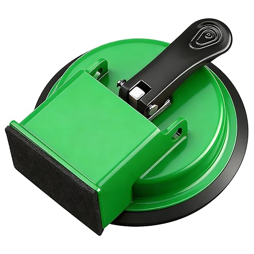 Heavy Duty Floor Gap Fixer Tool, Enhanced Vacuum Suction Cup Flooring Gap Repair Tool Laminate Vinyl Wood Tile Flooring Industrial Iron Plank Grabber Home Renovation DIY Installation (Green)