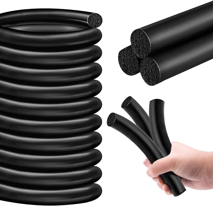 Backer Rod 3/4 Inch Rubber Caulk Saver,Foam Backer Rod for Gaps and Joints,Concrete Expansion Joint Filler,19.6 feet Length