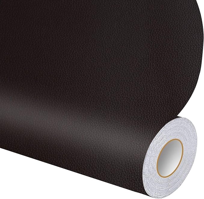 DXBULL Large Leather Repair Kit Self Adhesive Leather Tape Waterproof, DIY Leather Patch for Couches Car Seats Furniture Kitchen Cabinets Wall 47.2 x 78.7 inch (Black)