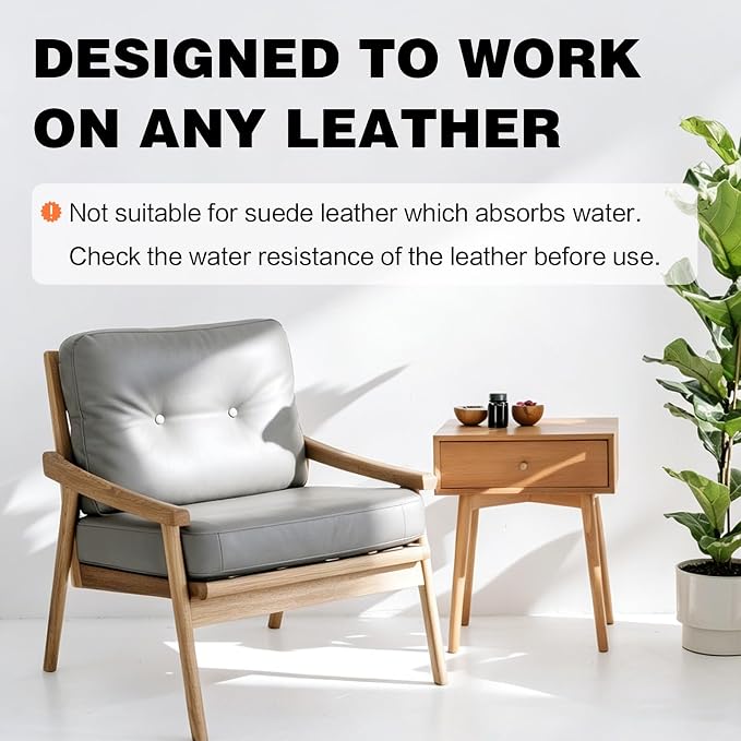 Leather Recoloring Balm, Color Restorer Conditioner, Leather Dye for Furniture, Couch Paint and Repair, Scratch Remover, Leather Color for Couches, Leather Repair Kits