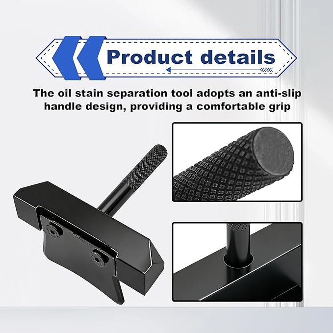 Engine Transmissions Oil Pan Separator Tool, Metal Vehicle RTV Engine Transmissions Sealant Removal Tool Kit, Gasket Remover Scraper Tool