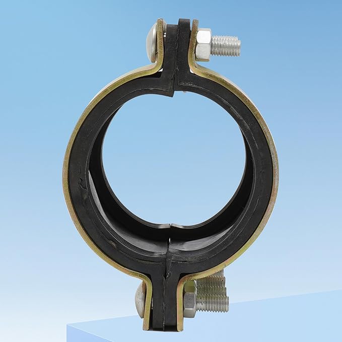 Nisorpa Water Pipe Repair Clamp for 4 Inch Leak Sealer Pipes, Emergency Pipe Repair Kit Plumbing for PE/PVC Pipes,Steel Pipes,Iron Pipes