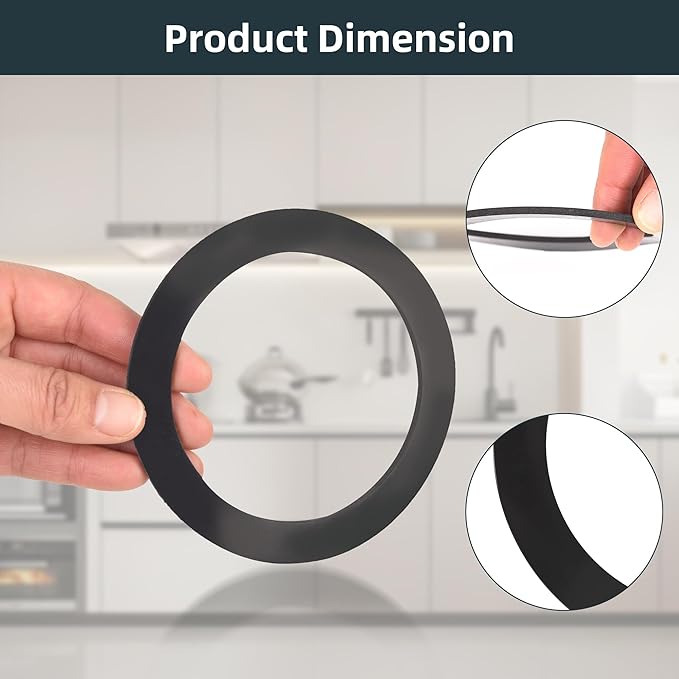 FLG-Seal Sink Seal Gasket Putty-Free Rubber Sink Seal Accessory,Garbage Disposal for Kitchen Sink Drain