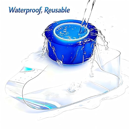 50ft Double Sided Self-Cling Amazing Tape, Non-Adhesive Reusable Vinyl Wrap Tape, Heavy Duty for Plumbing Repairs, Crafts, Sewing, Workshop and Daily Use(Total 50ft)