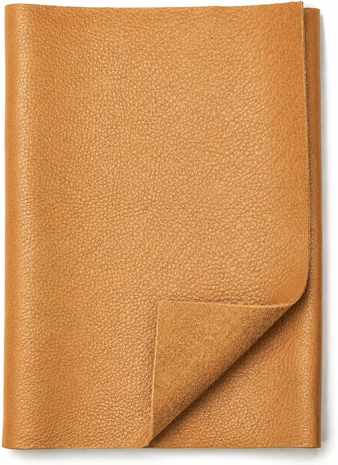 Reed Leather Hides - Cow Skins (8 inches X 11 Inches, Camel) | Arts and Crafts