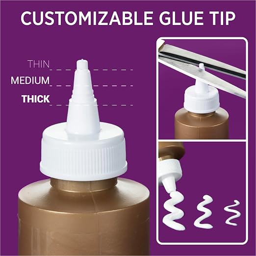 Aleene's Original Tacky Glue, All Purpose Adhesive, Perfect for Crafts and DIY Projects, Dries Fast and Clear, 8 fl oz 3-Pack