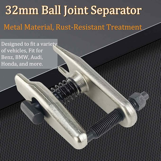 32mm Ball Joint Separator Tool Ball Joint Removal Tool Compatible with Audi, Benz, Mazda and More