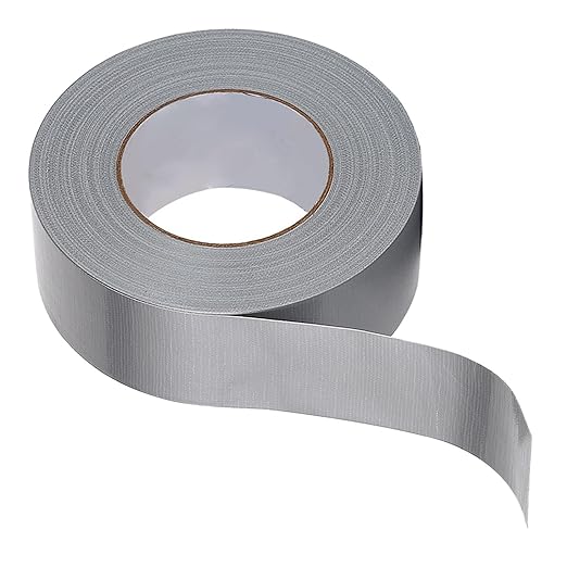32.8 Feet (60mm) Waterproof Thick Silver Fabric Tape for Sealing and Repairing Pipes